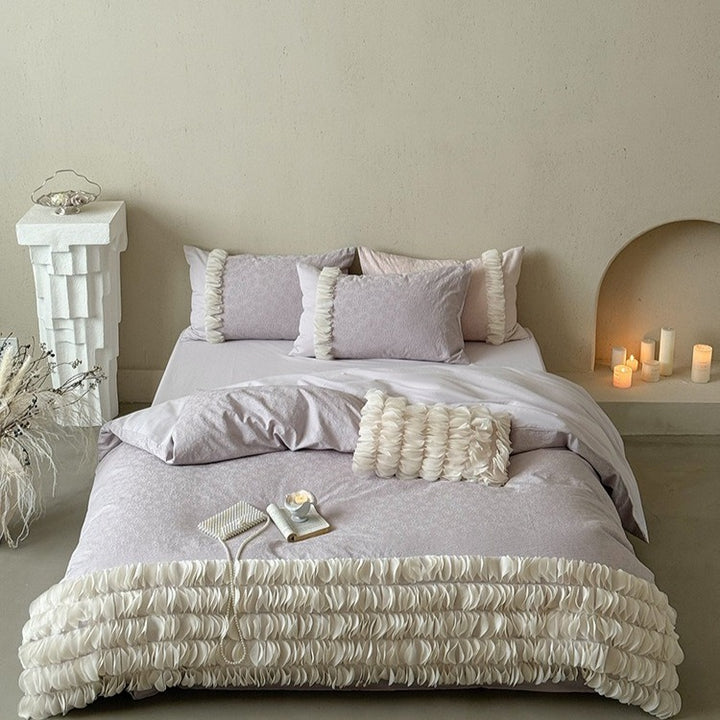 Petal Ruffle Bedding Set