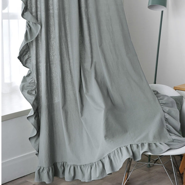 Have a Nice Day Ruffled Curtain