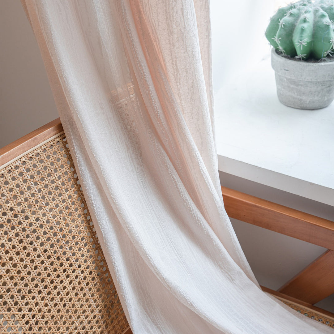 Shiny Days Textured Curtain