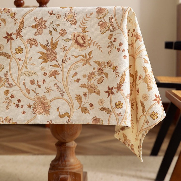 Vintage Floral Vine Tablecloth