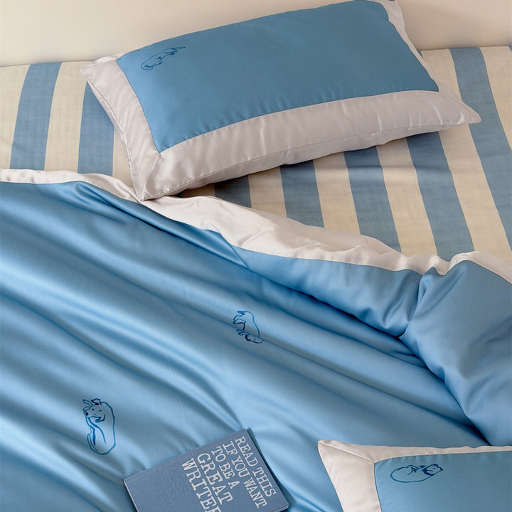 Blue Nap Puppy Bedding Set