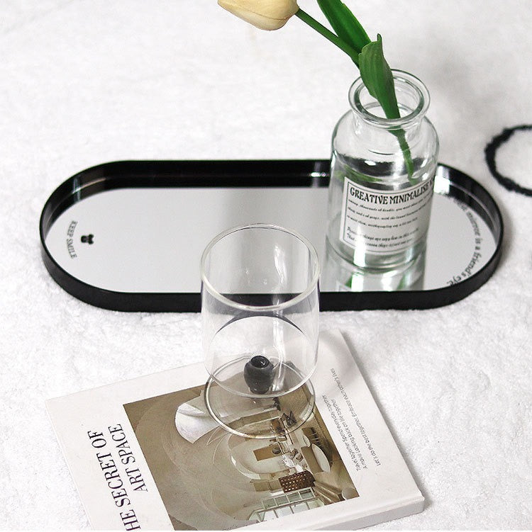 Oval Mirror Tray
