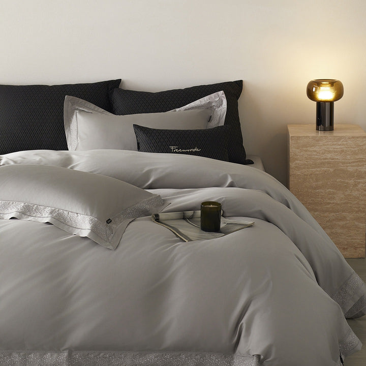 Silky Sateen Foliage Bedding Set