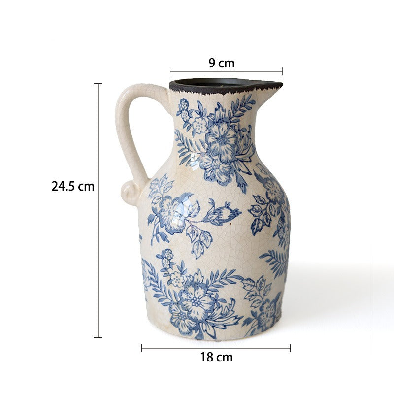 Blue Countryside Ceramic Vase Collection