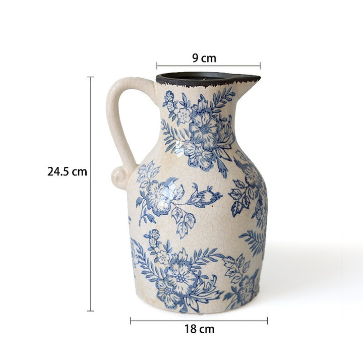 Blue Countryside Ceramic Vase Collection