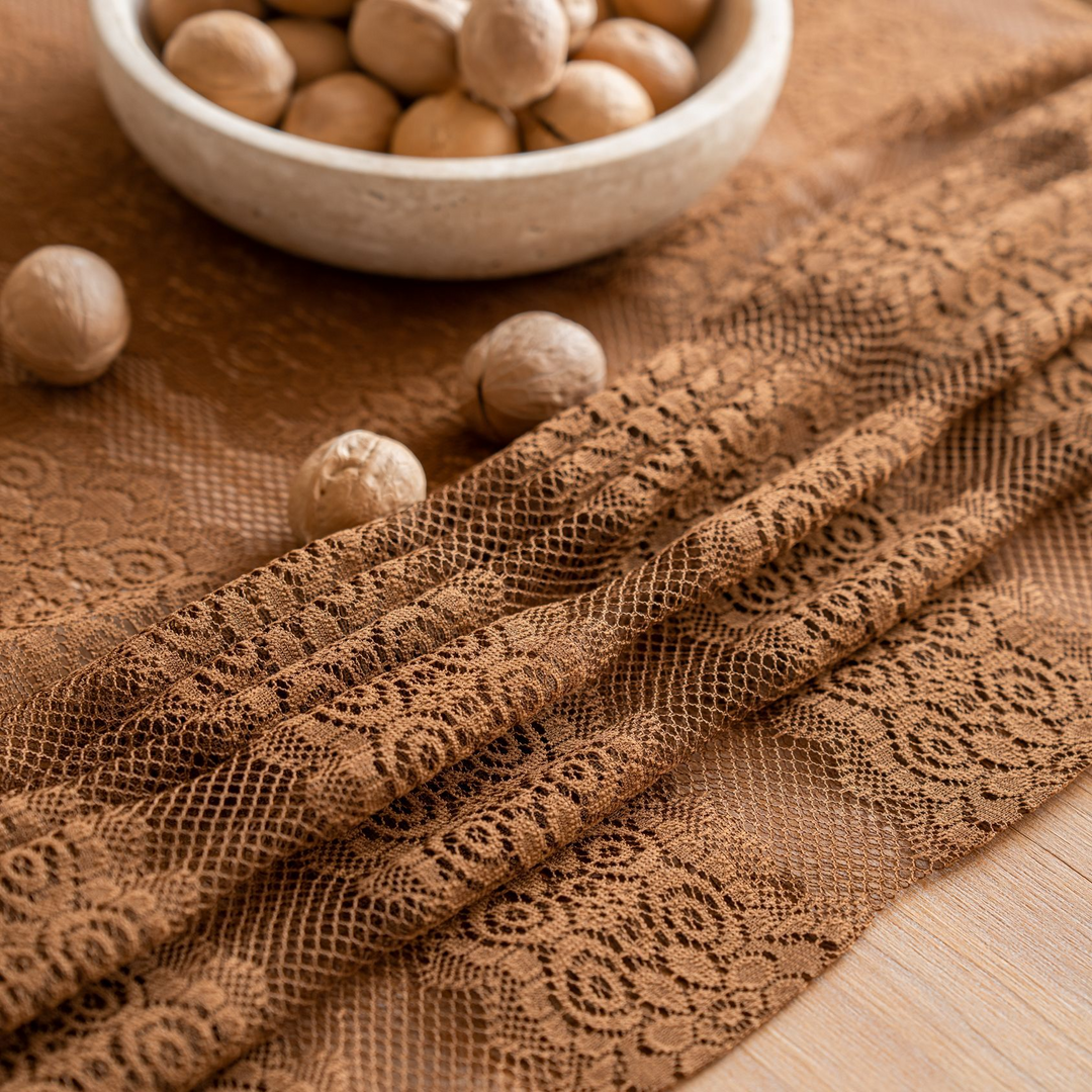 Retro Stripe Lace Tablecloth