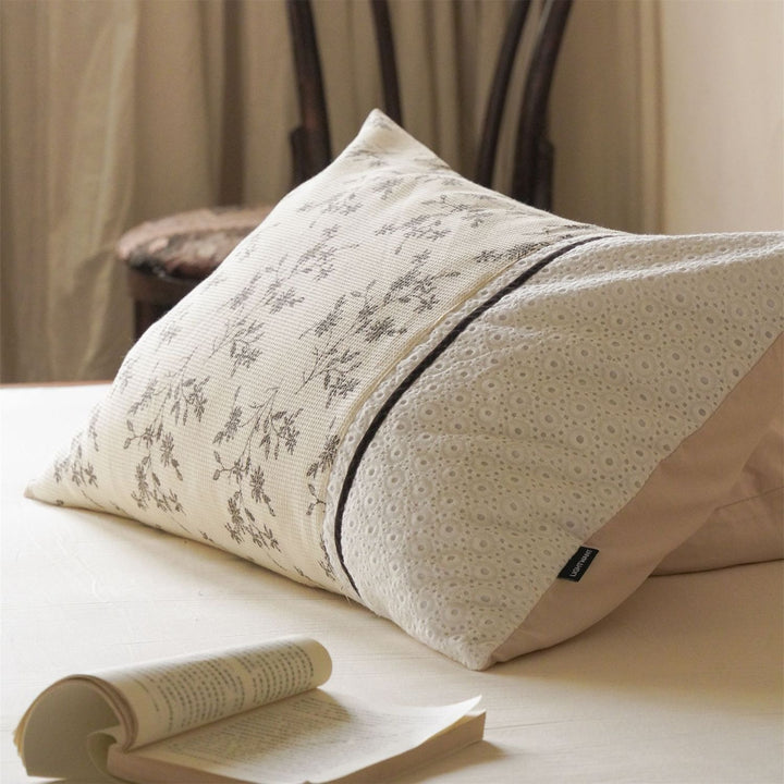 Beige Foliage Bedding Set