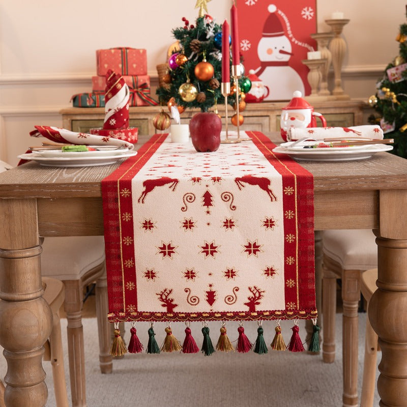 Reindeer Twins Table Runner