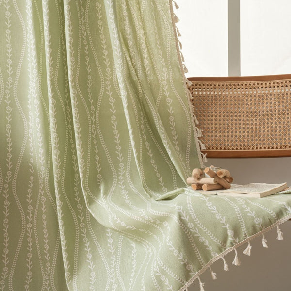 Vine Wave Tassel Curtain