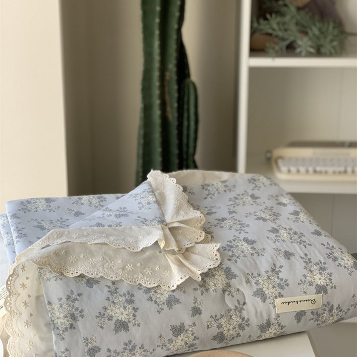 Blossom Secret Summer Quilted Blanket