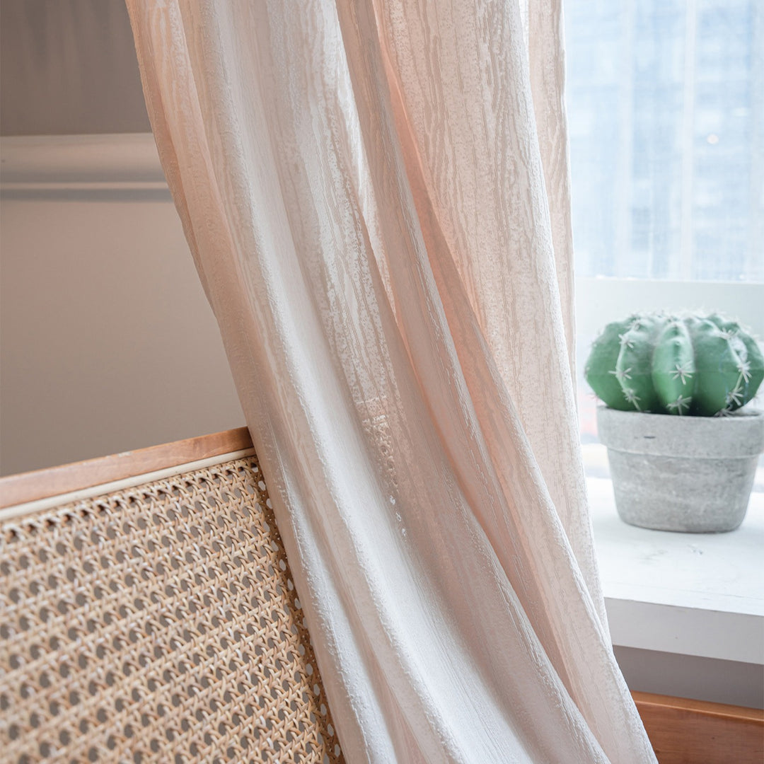 Shiny Days Textured Curtain