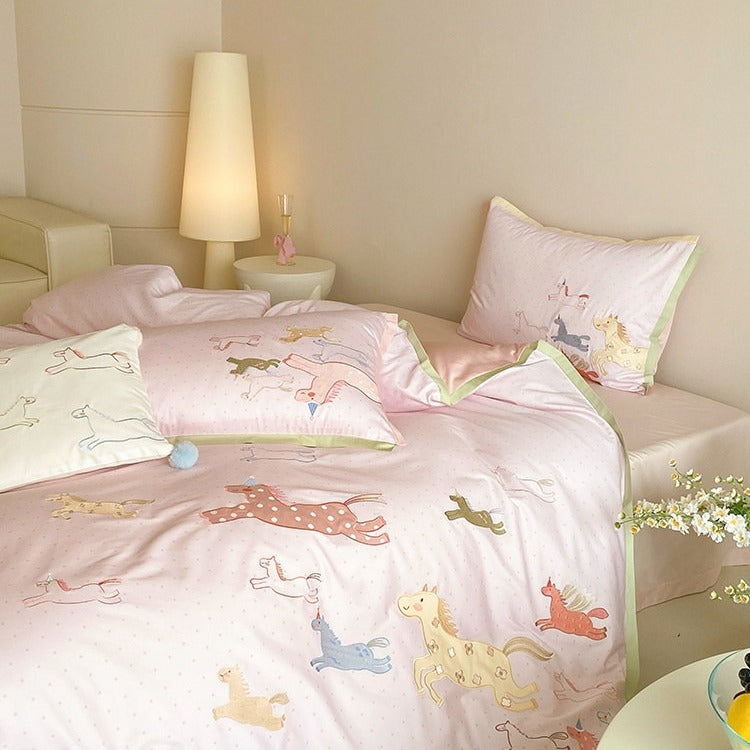 Pastel Pony Parade Bedding Set