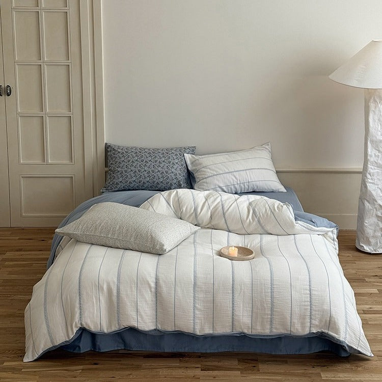 Beach Striped Bedding Set