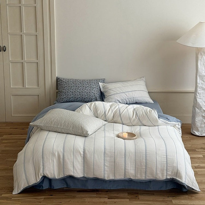 Beach Striped Bedding Set