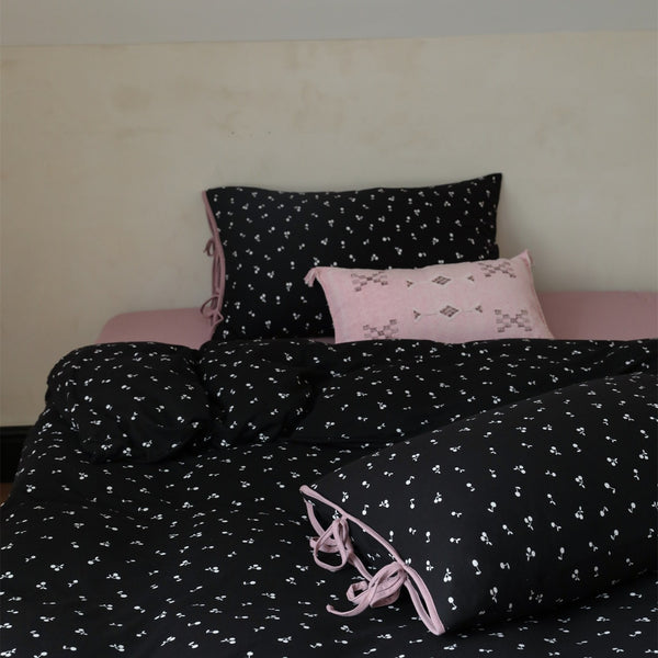 Cherry Ribbon Bedding Set