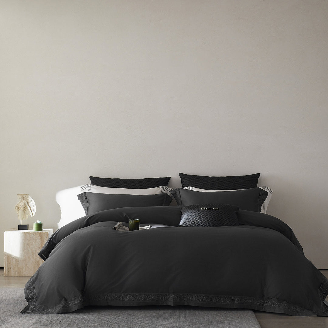 Silky Sateen Foliage Bedding Set