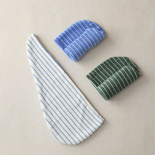 Coastal Striped  Dry Hair Cap Collection