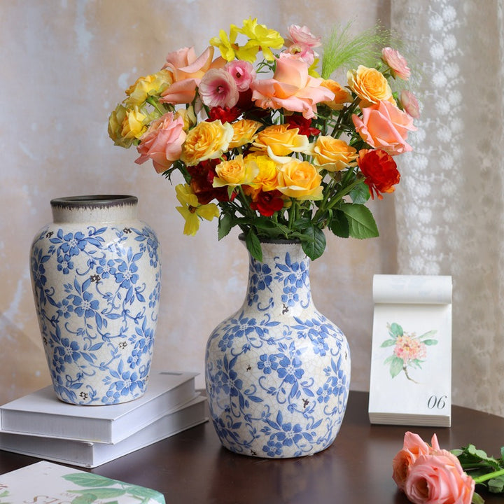 Blue Countryside Ceramic Vase Collection