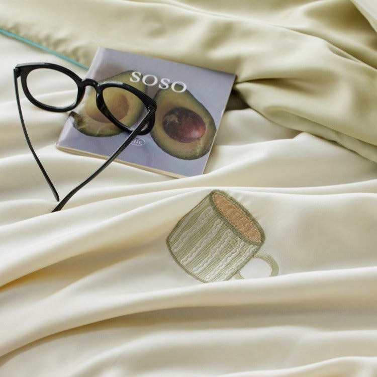 Warm Cafe Lyocell Summer Quilted Blanket