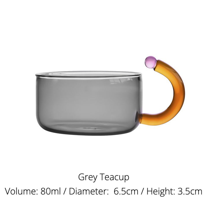 Bubble Pop Glass Teacup & Pot