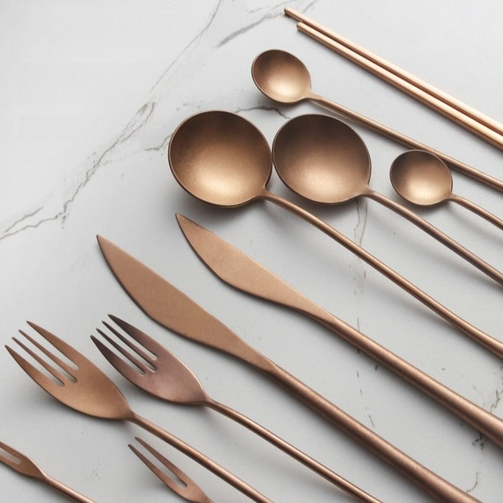 Vintage Soft Handle Cutlery Set