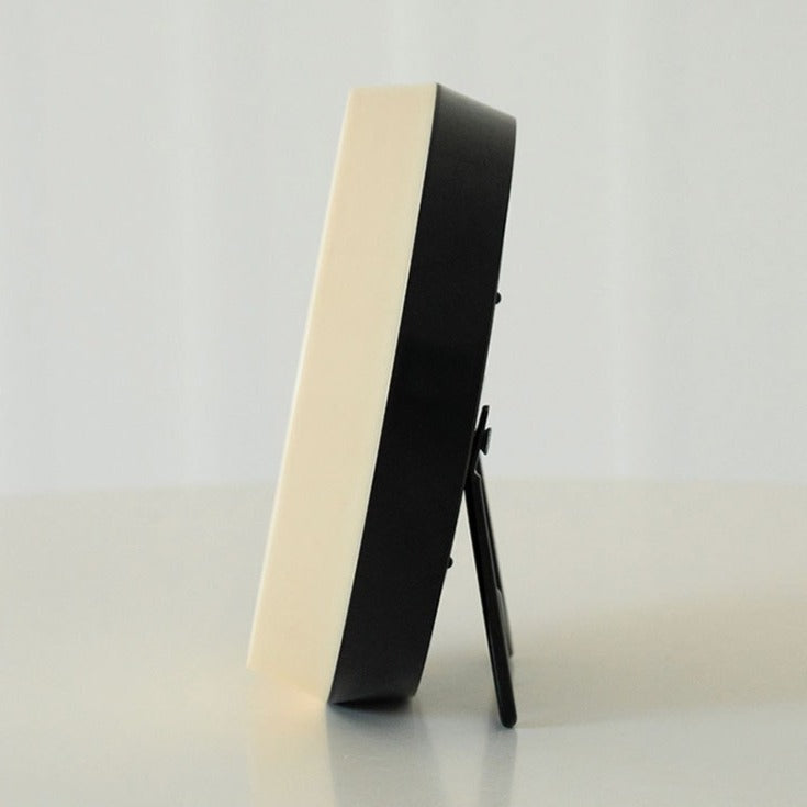 Minimal Ivory Desk Clock