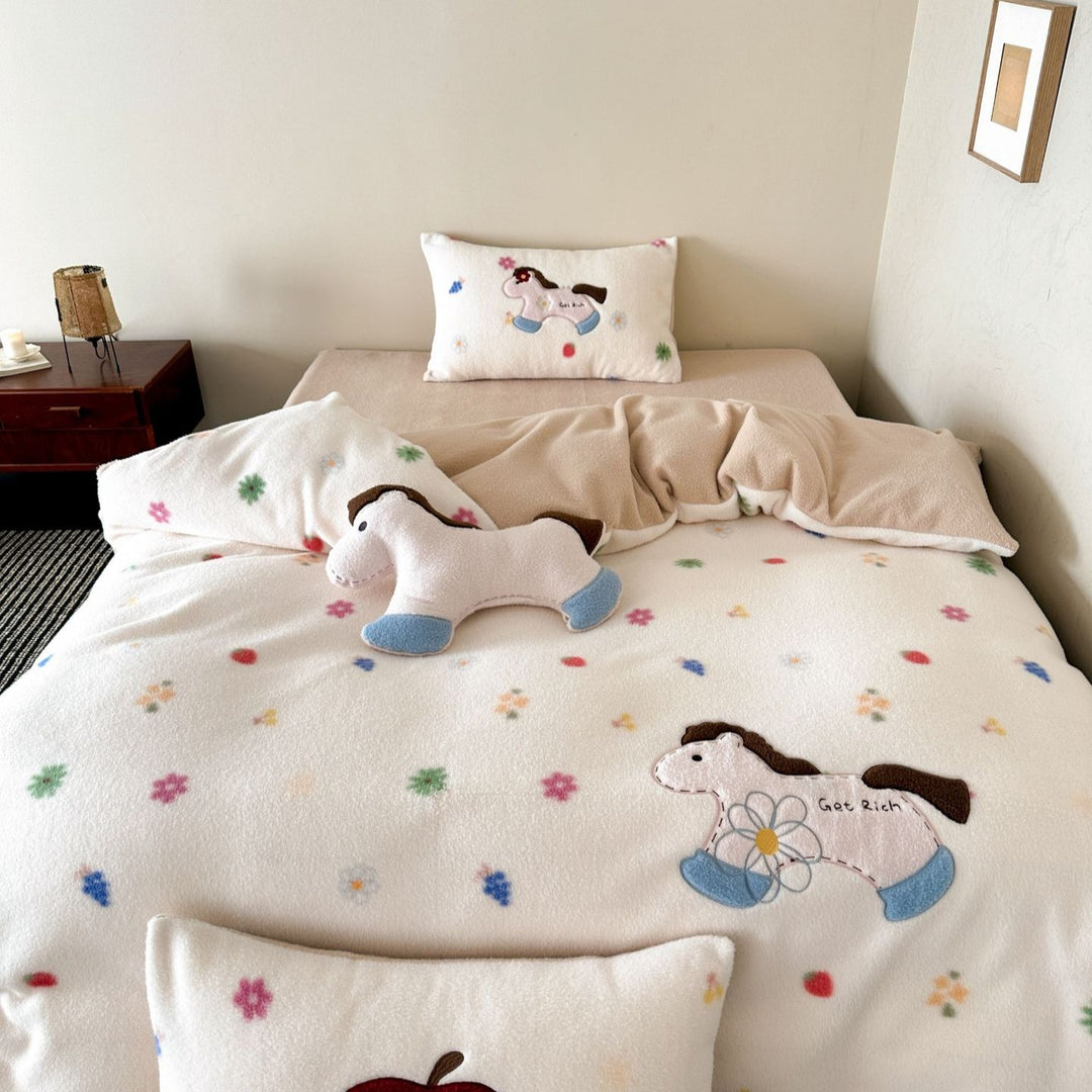 Lovely Pony Bedding Set