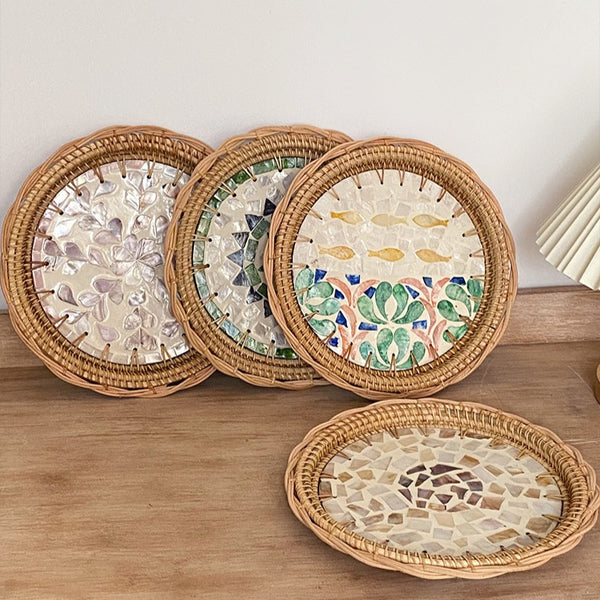 Garland Rattan Shell Tray