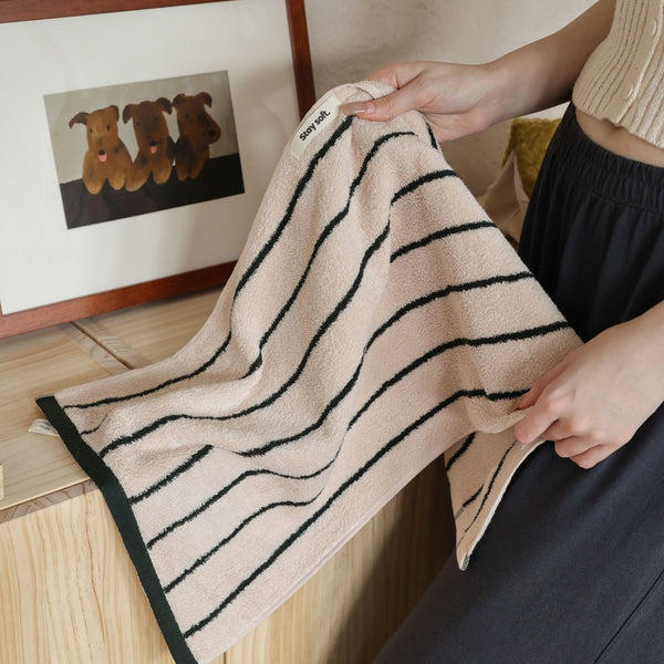 Nostalgic Soft Striped Towel