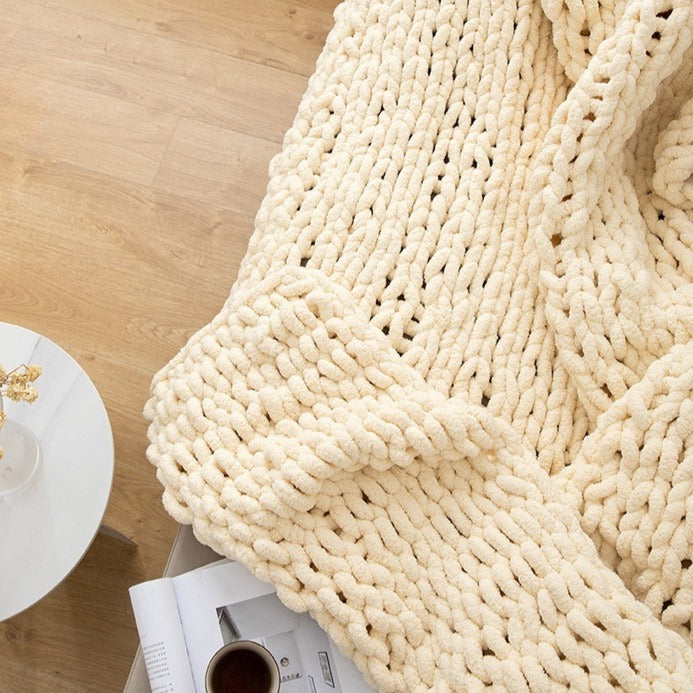Rope Stitch Throw