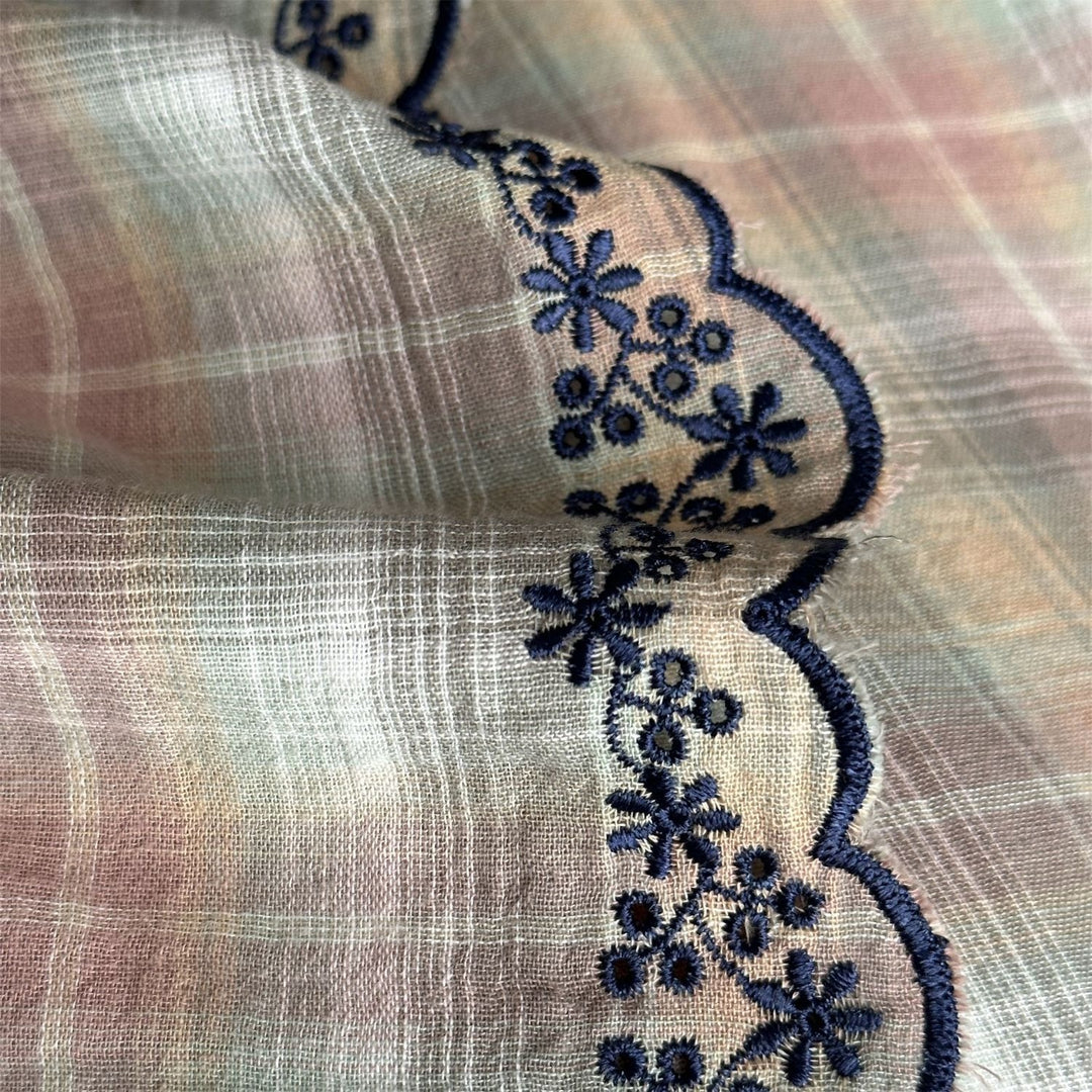 Forest Tartan & Ruffle Bedding Set