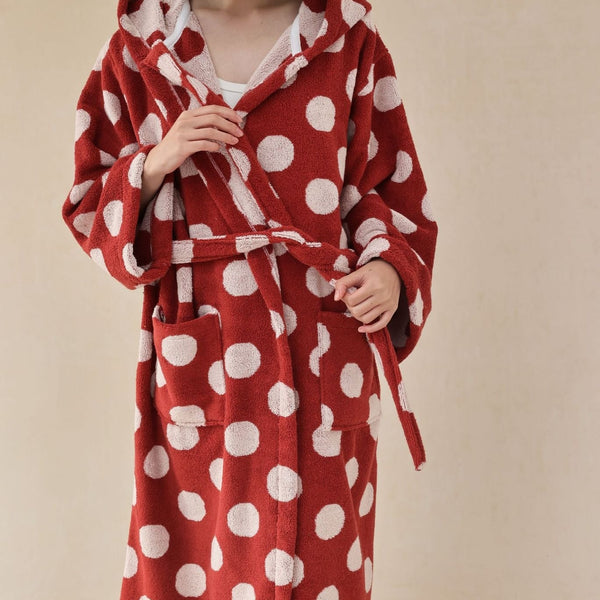 Vintage Polka Dots Bathrobe Unisex Collection