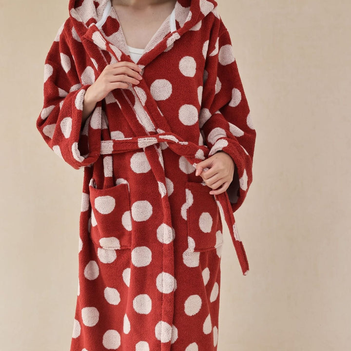 Vintage Polka Dots Bathrobe Unisex Collection