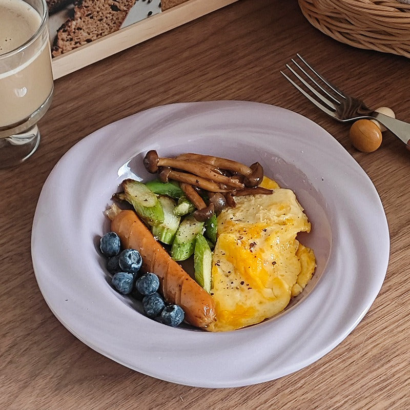 Floral Rose Plate Set