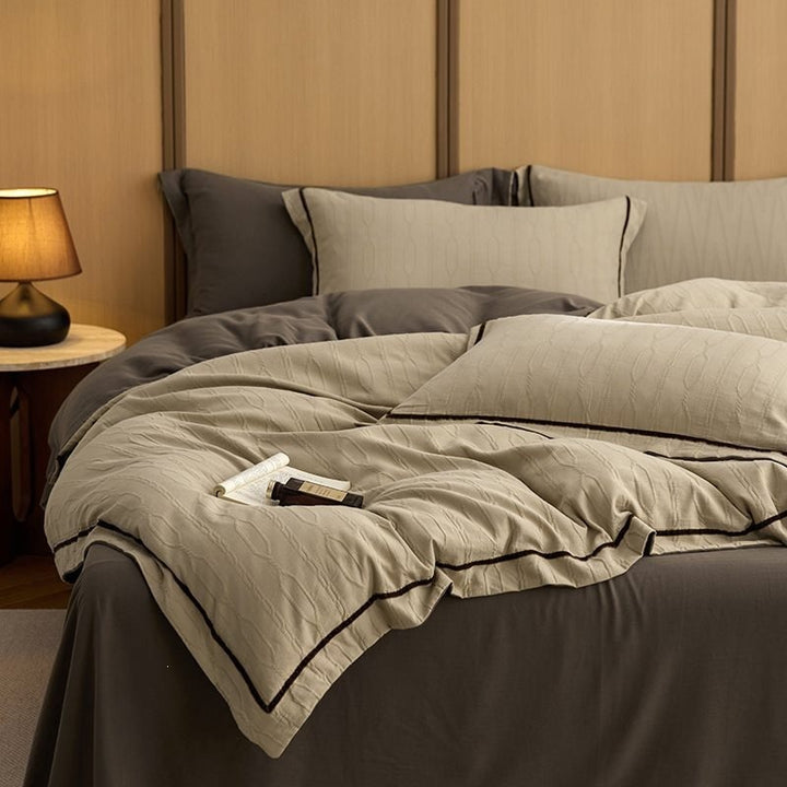 Sand Timber Diary Bedding Set