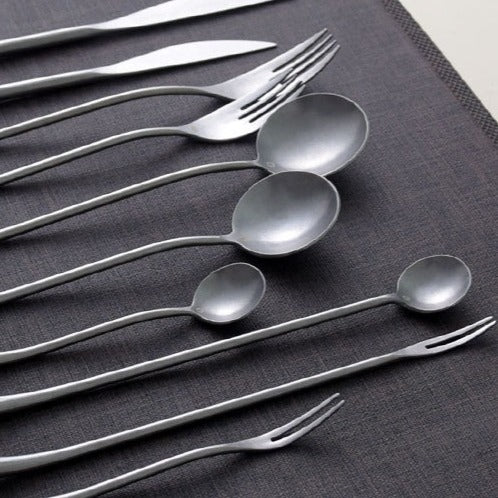 Vintage Distressed Silver Cutlery