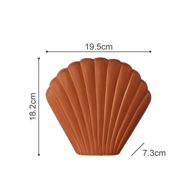 Seashell Ceramic Vase