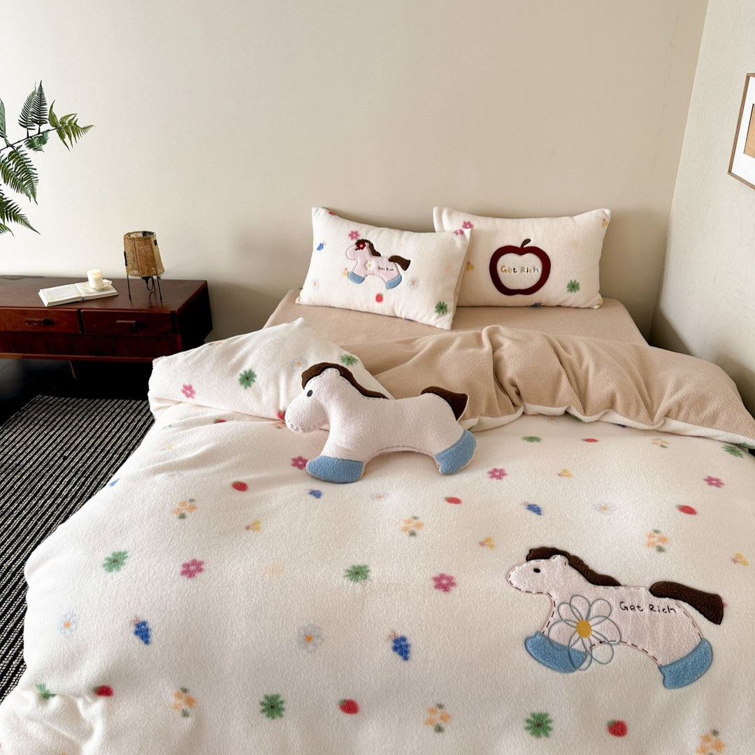 Lovely Pony Bedding Set