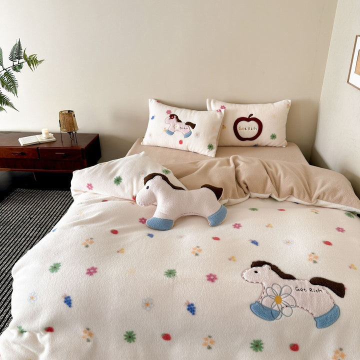 Lovely Pony Bedding Set