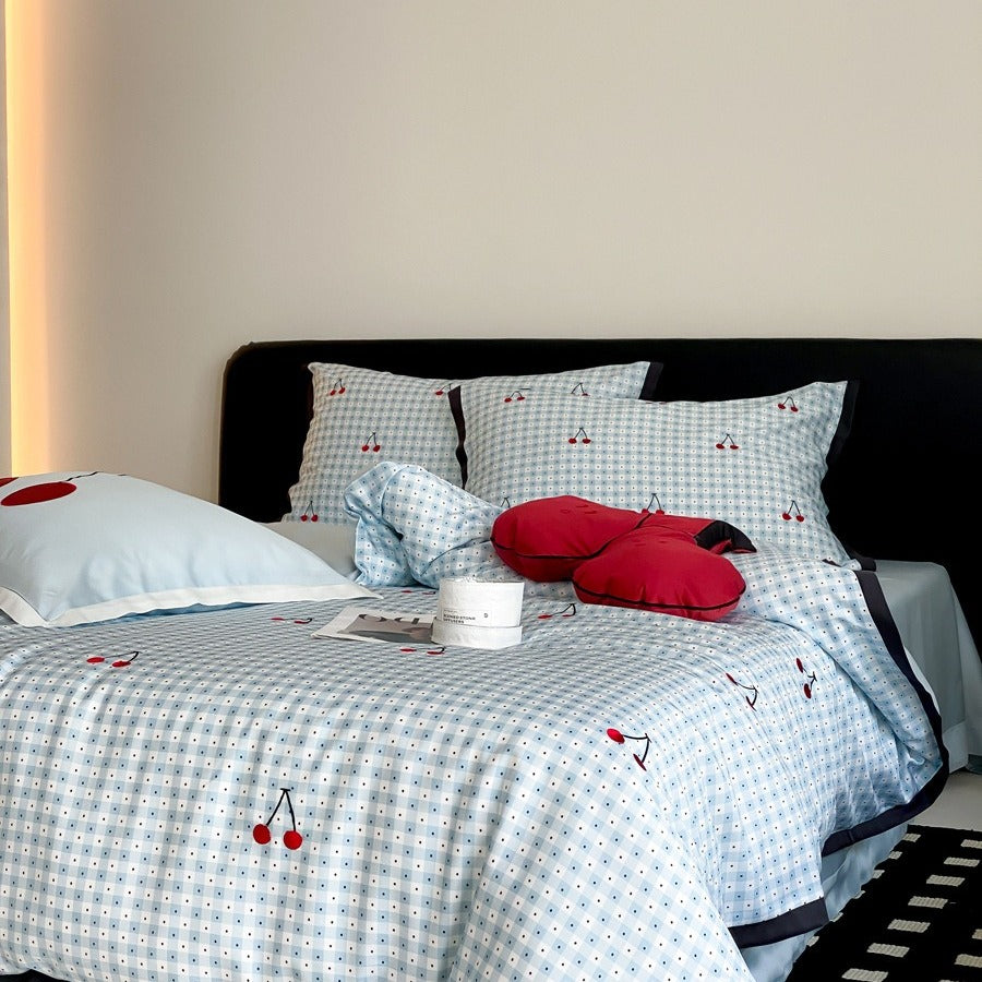 Cherry Soda Lyocell Bedding Set