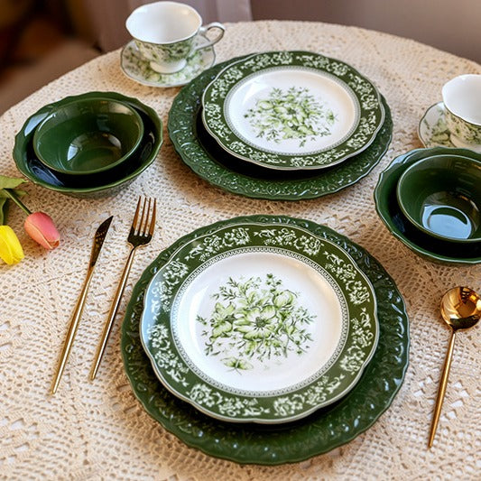 Green Garden Dinnerware