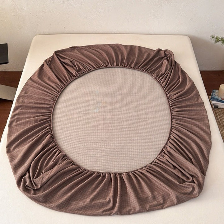Earthy Cotton Fitted Sheet