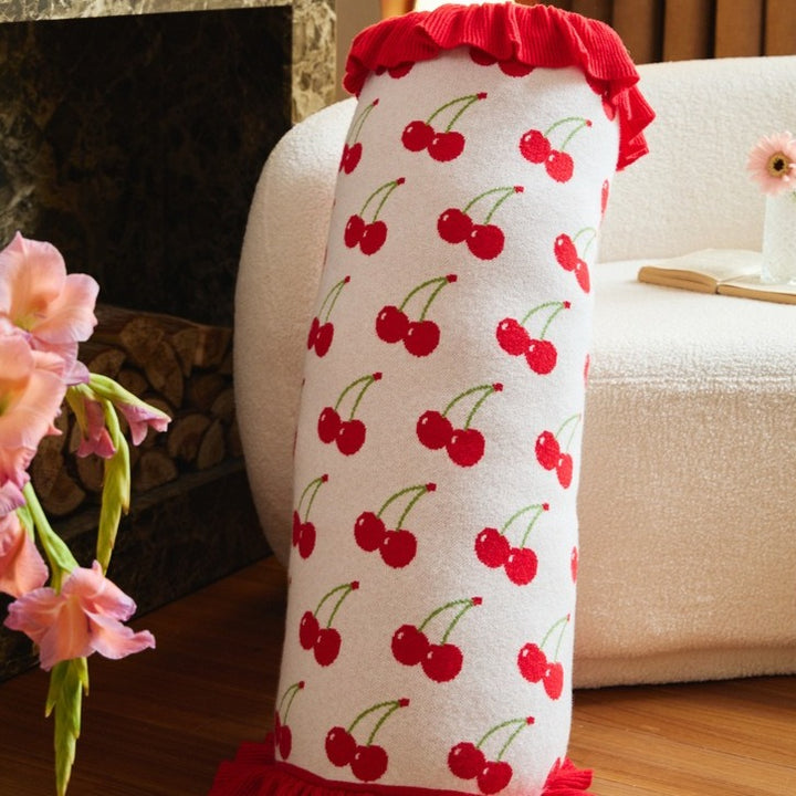 Cherry Blanket & Cushion