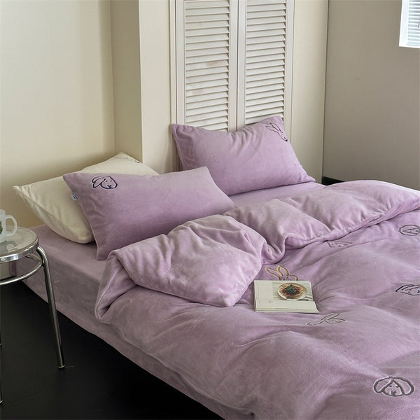 Warm Bunny Bedding Set