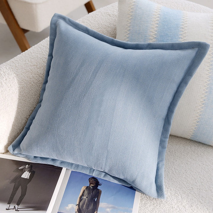 Blue Floral Cushoin