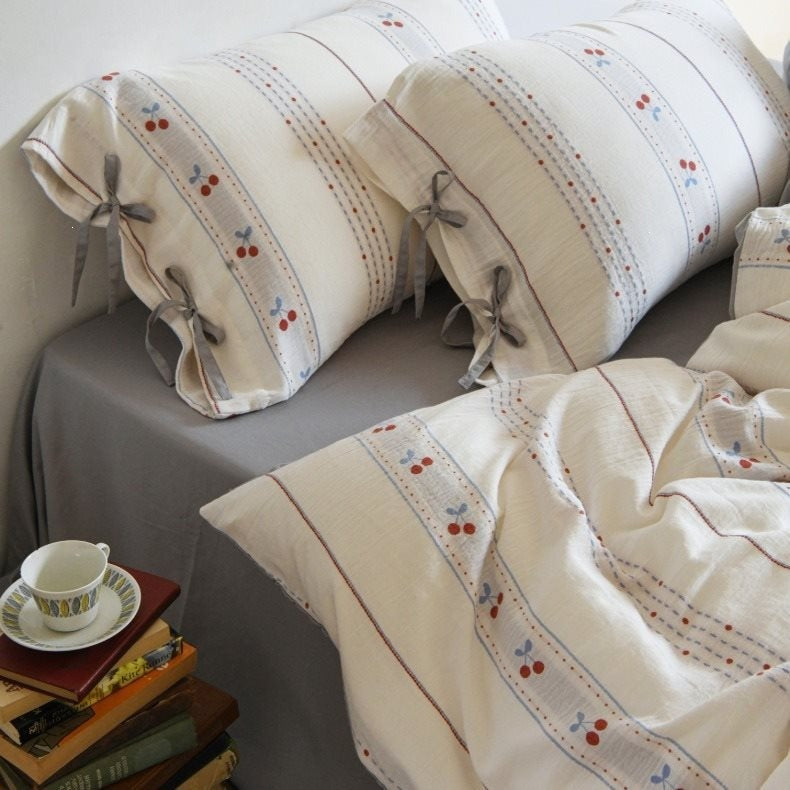 Cherry Memoir Cotton Bedding Set