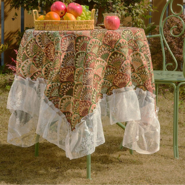 Magic Gingko Ruffle Table Cloth
