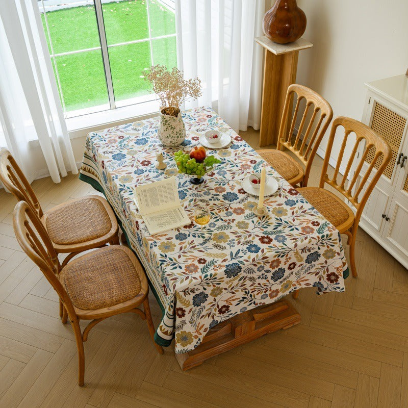 Rustic Flower Cluster Tablecloth