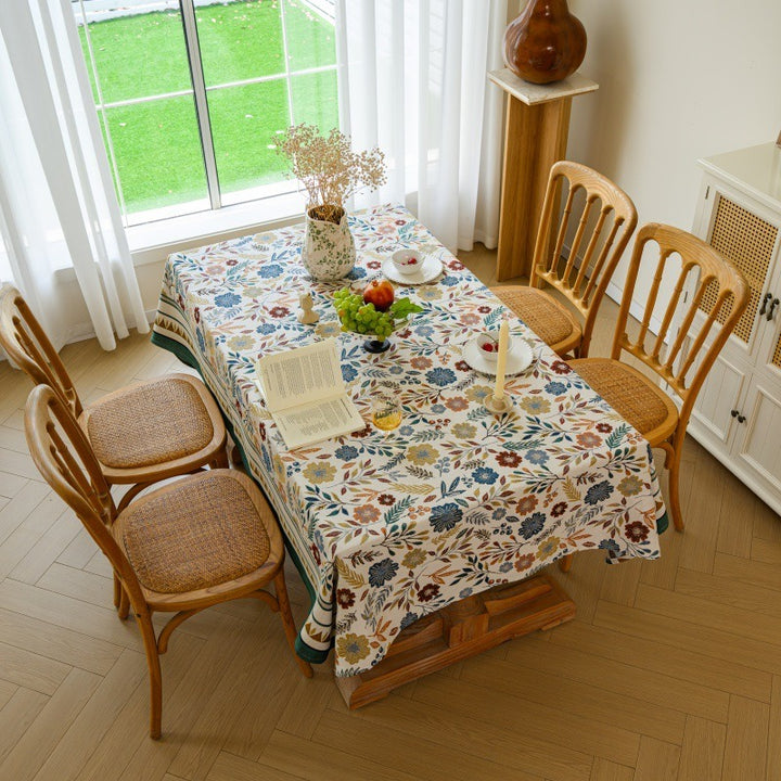 Rustic Flower Cluster Tablecloth