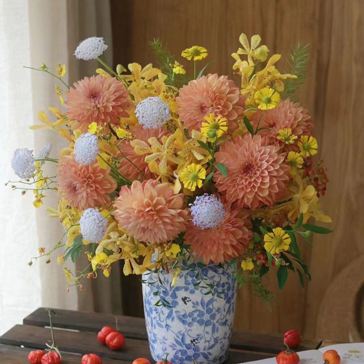 Blue Countryside Ceramic Vase Collection